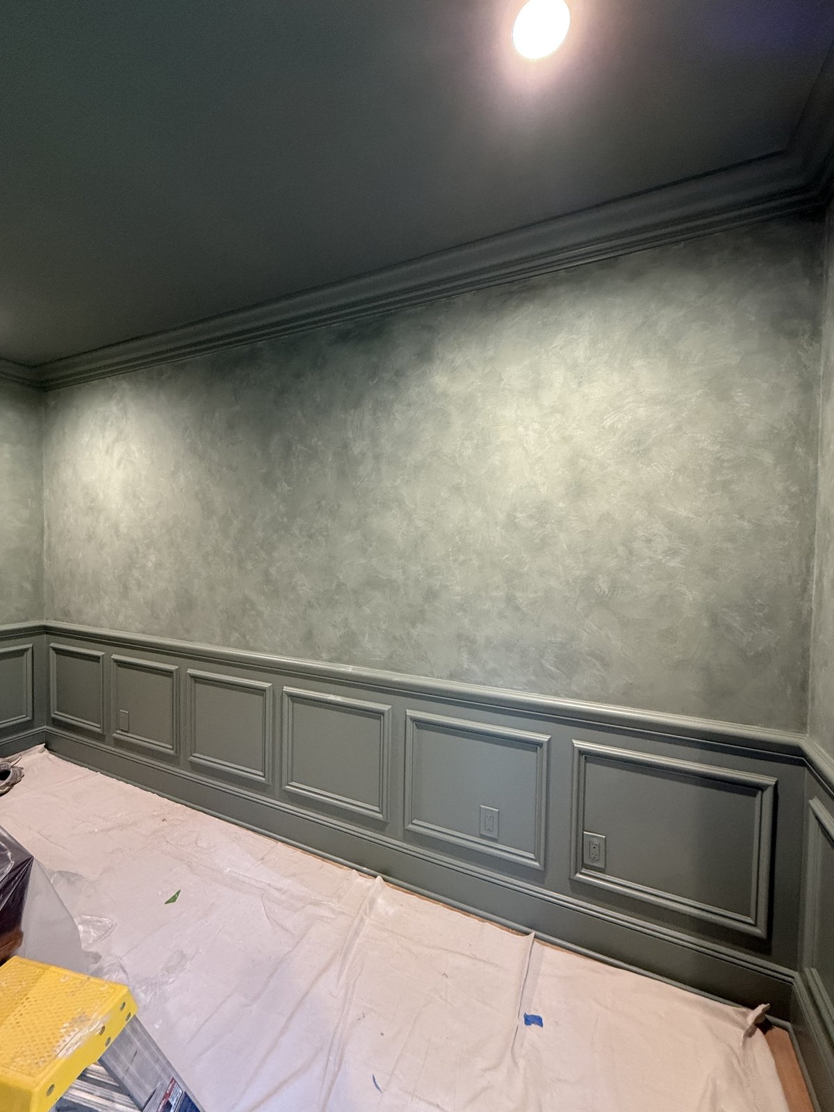 Hand-applied limewash textured wall finish, L&J Painting Group